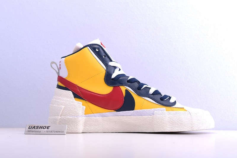 nike blazer high sacai snow beach bv0072-700