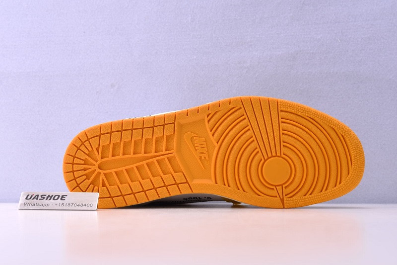 nike air jordan 1 unc yellow otw aq0818-149