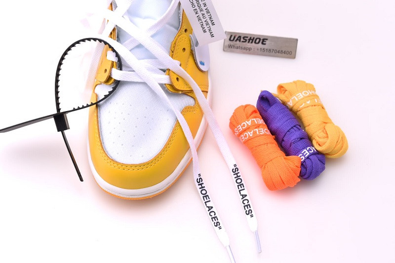 nike air jordan 1 unc yellow otw aq0818-149