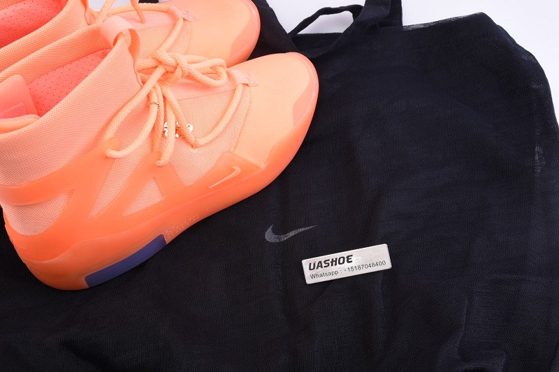 nike air fear of god 1 orange pulse ar4237-800