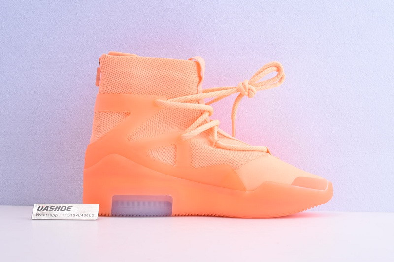 nike air fear of god 1 orange pulse ar4237-800