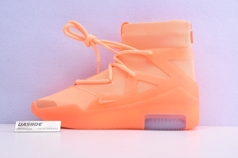 nike air fear of god 1 orange pulse ar4237-800