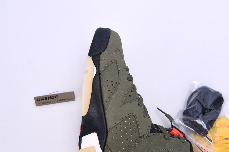 travis scott air jordan 6 medium olive cactus jack cn1084-200