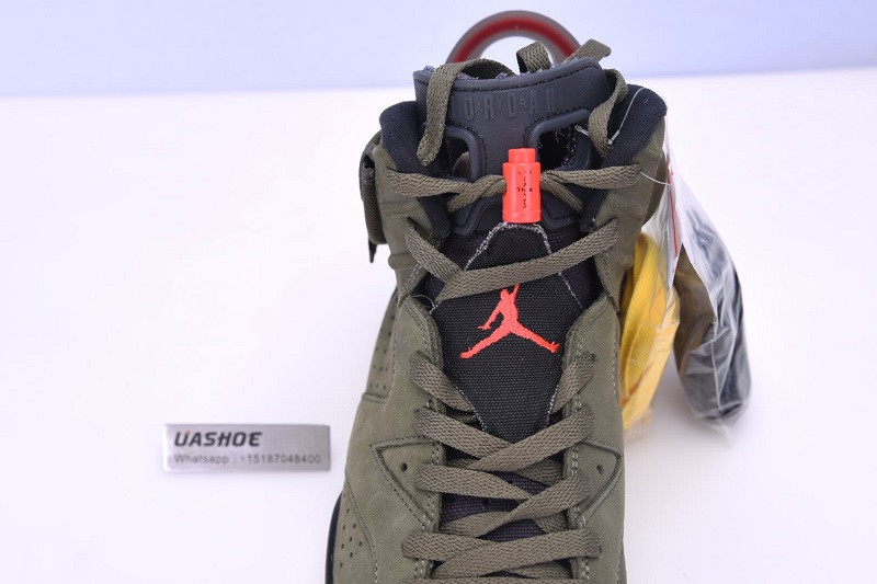 travis scott air jordan 6 medium olive cactus jack cn1084-200