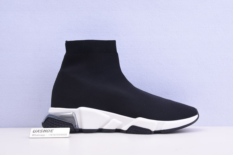 Ba*len*cia*ga speed trainer sneakers black