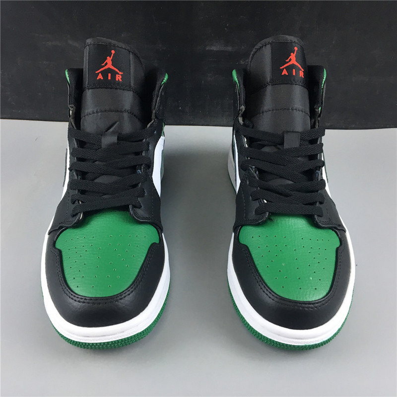 jordan 1 mid green toe 554724-067