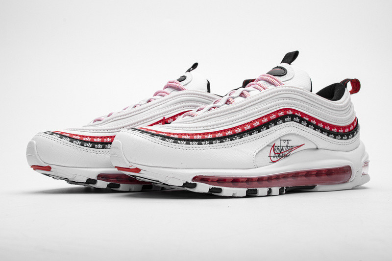 air max 97 sketch logo white black red ck9397-100