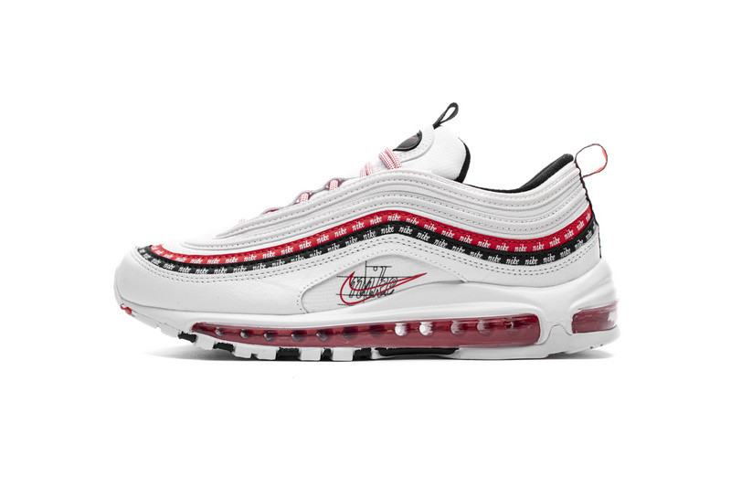 air max 97 sketch logo white black red ck9397-100