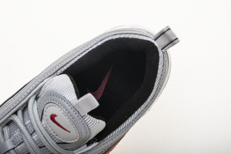 nike air max 97 pure platinum/university red 921826 -009