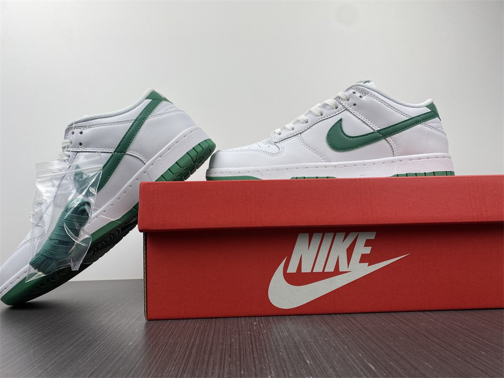 nike dunk low white green noise (w) - dd1503-112