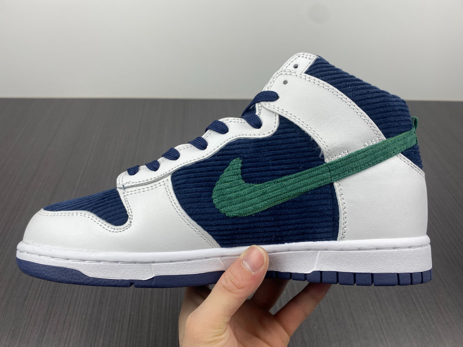 nike dunk high sports specialties white navy dh0953 400
