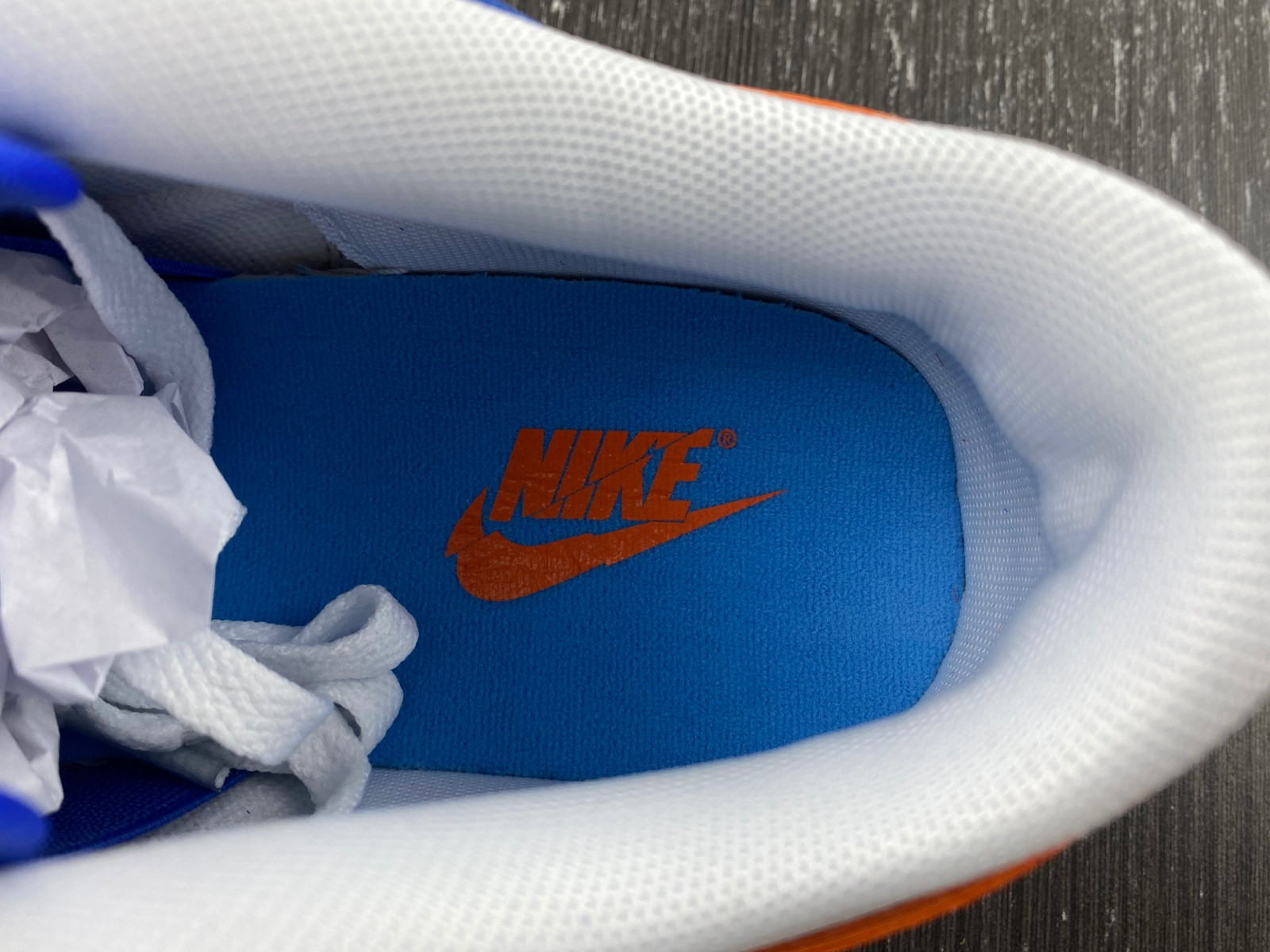 nike dunk low scrap knicks - dm0128-100