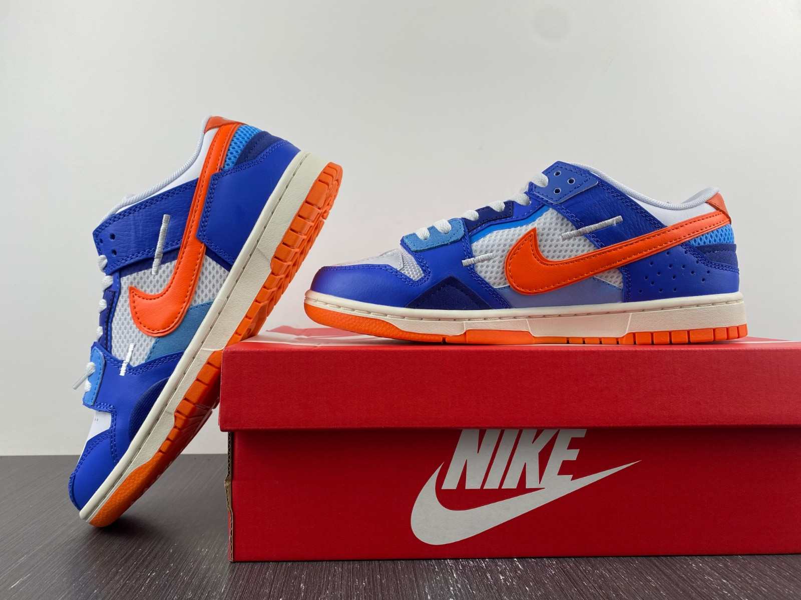 nike dunk low scrap knicks - dm0128-100
