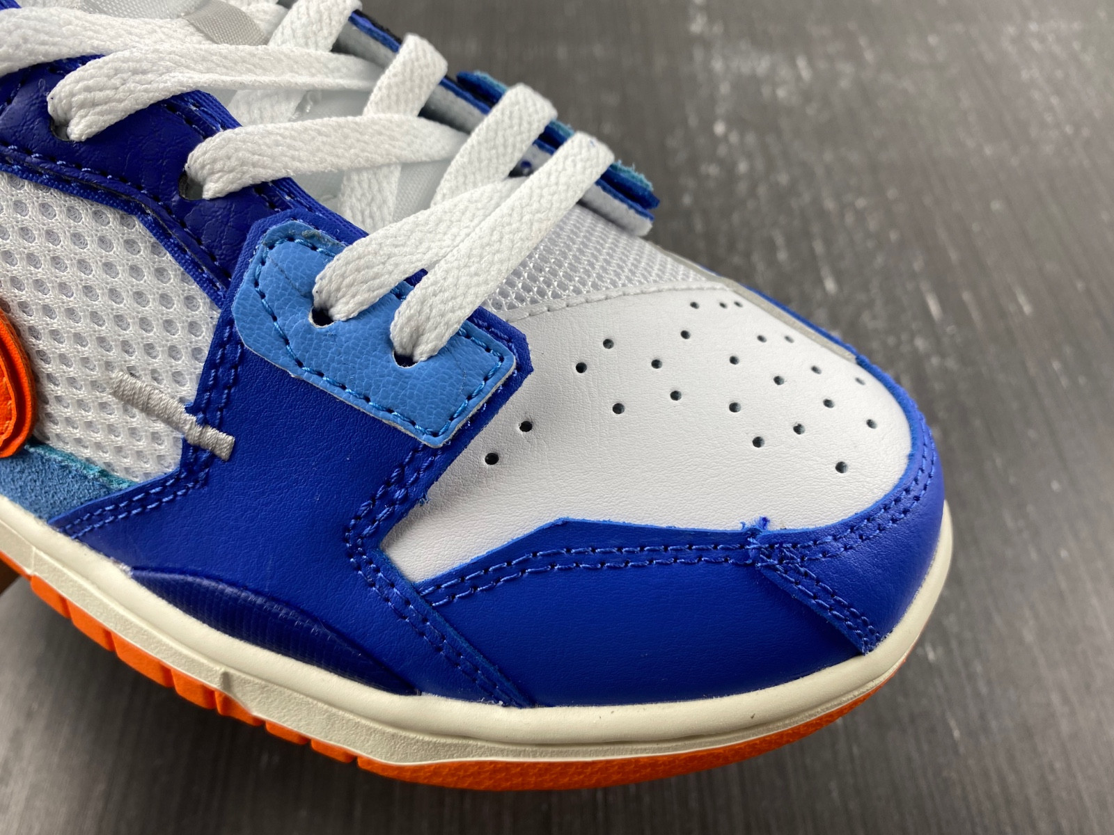 nike dunk low scrap knicks - dm0128-100