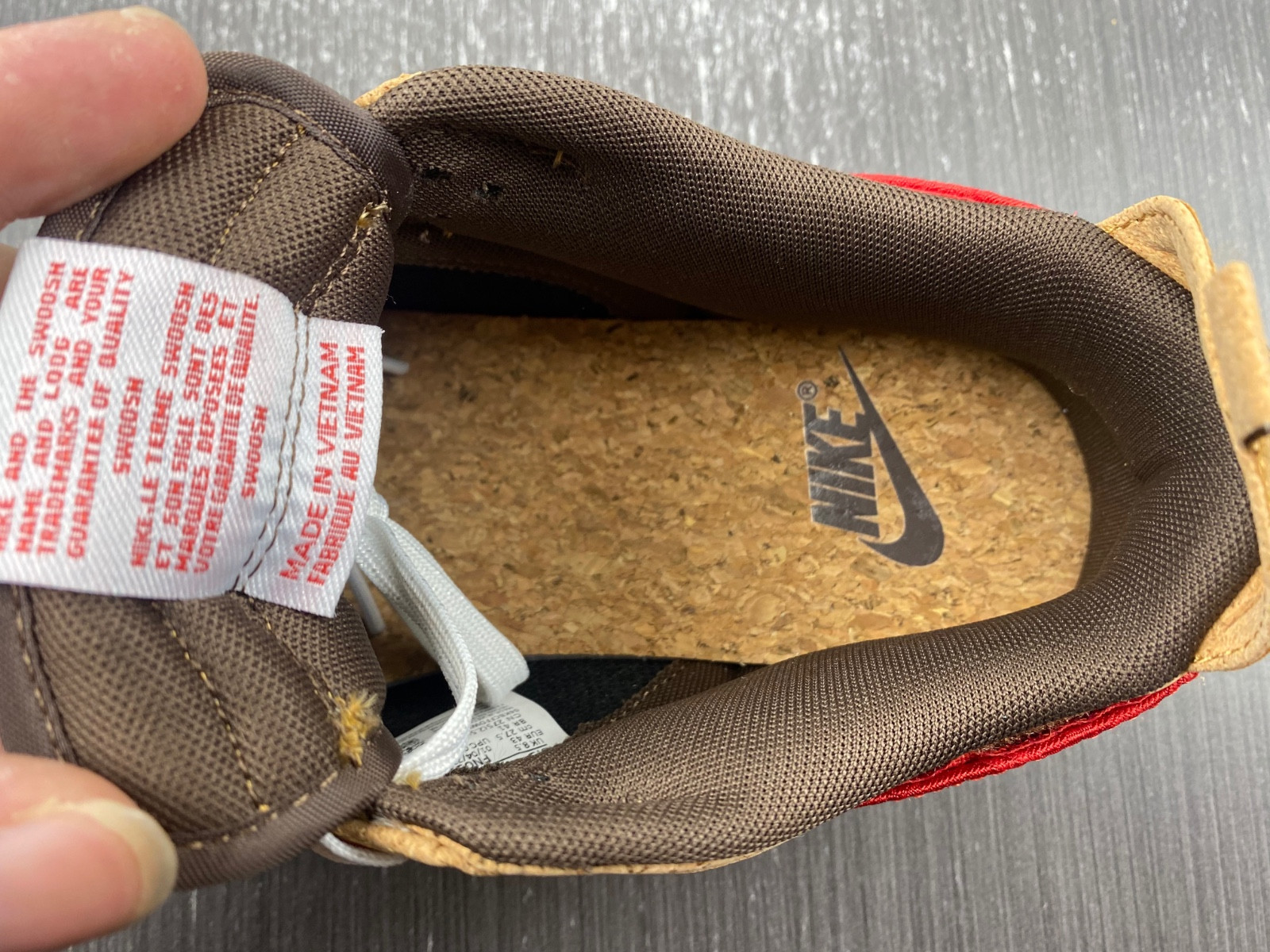 nike dunk low sp clot cork men