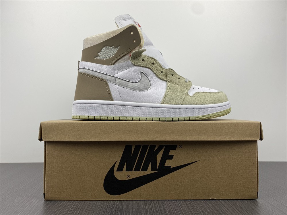 air jordan 1 zoom cmft olive aura ct0979-102