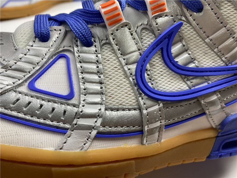 owt x nike air rubber dunk “university blue” cu6015-100