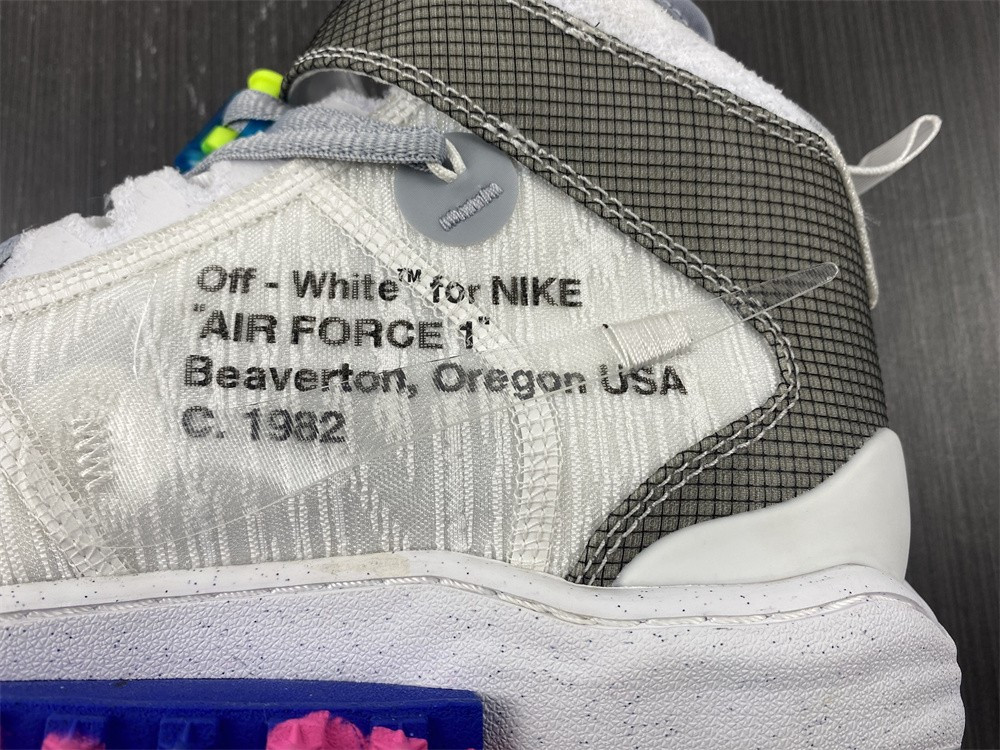 owt nike air force 1 mid white do6290-100