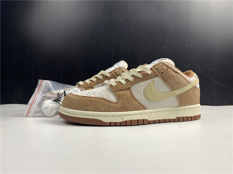 nike dunk low prm "medium curry" dd1390-100