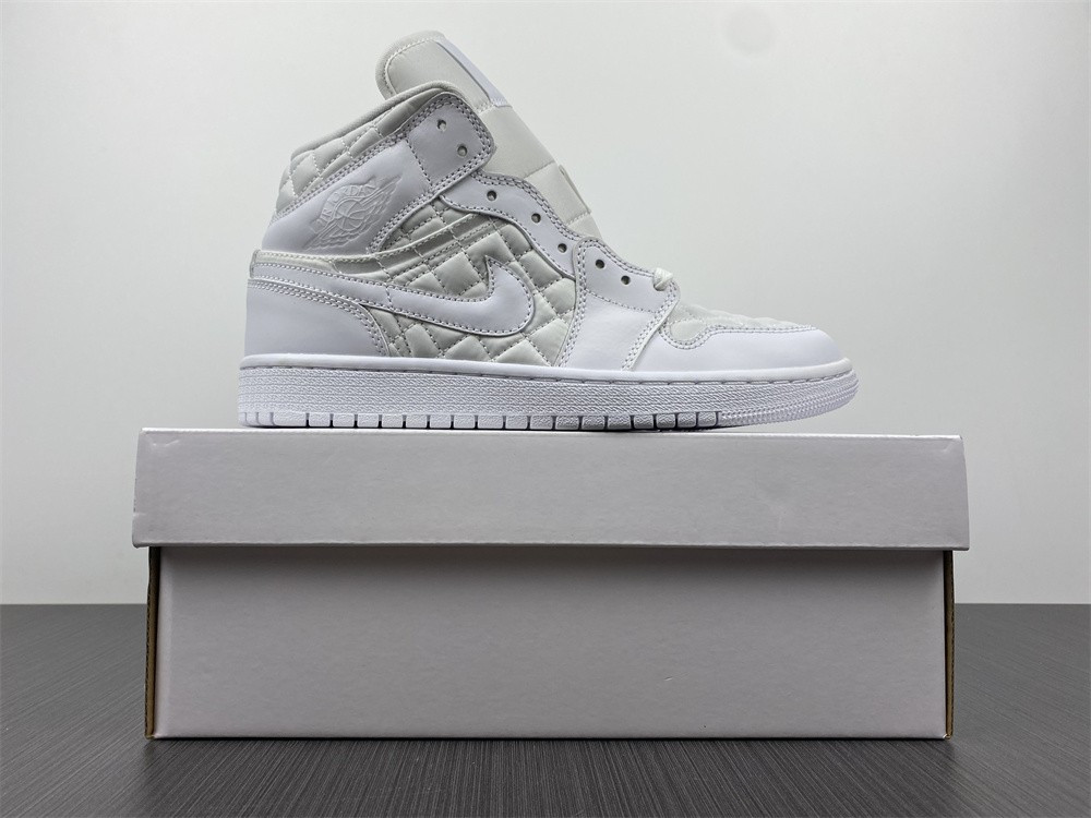 jordan 1 mid quilted white (w) - db6078-100
