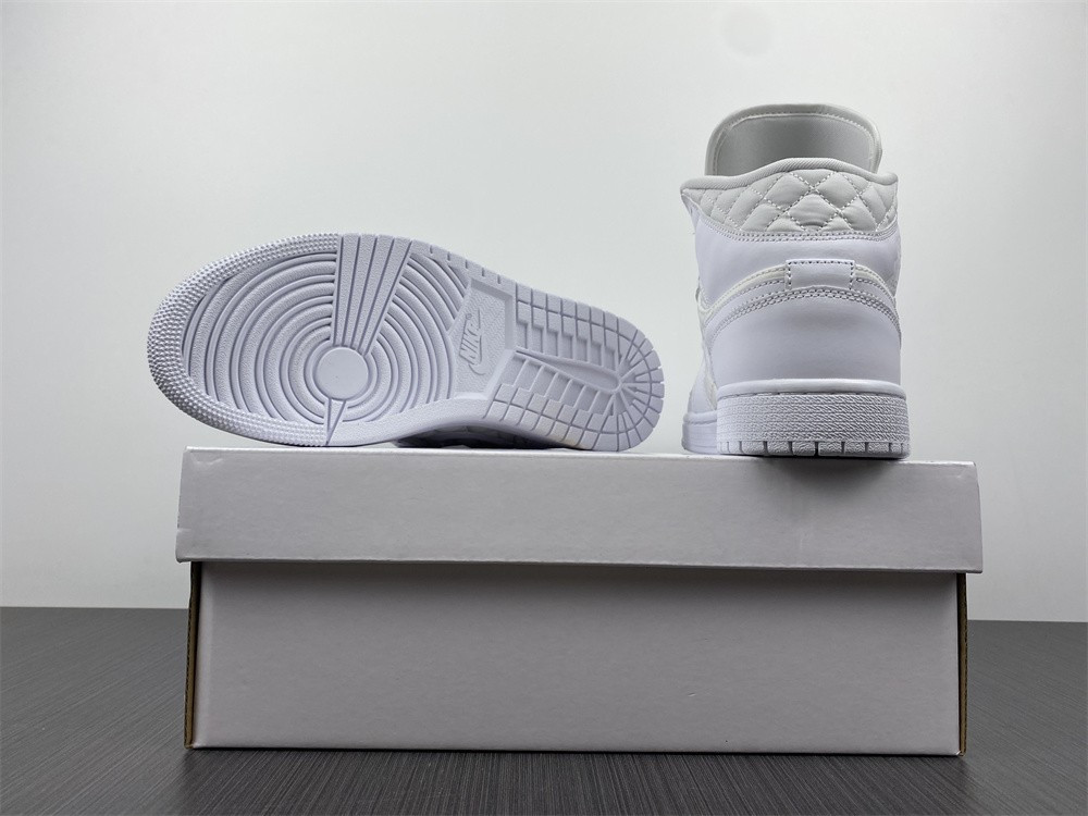 jordan 1 mid quilted white (w) - db6078-100