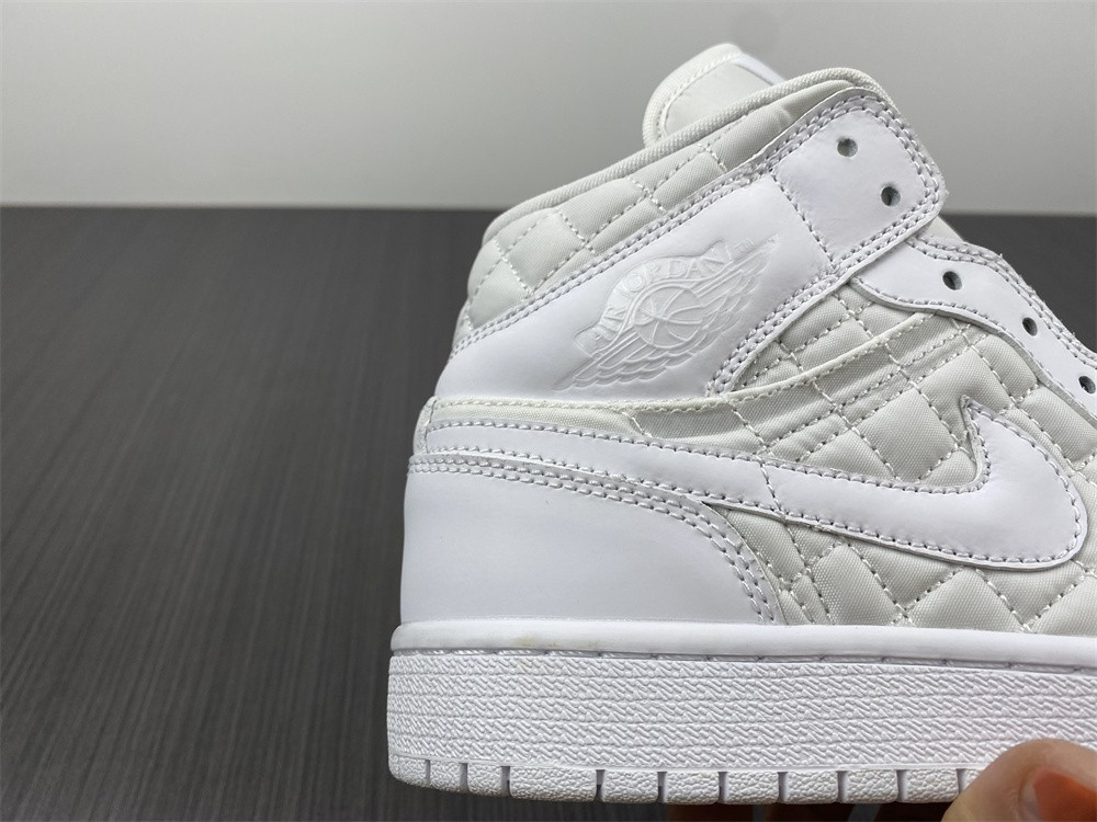 jordan 1 mid quilted white (w) - db6078-100