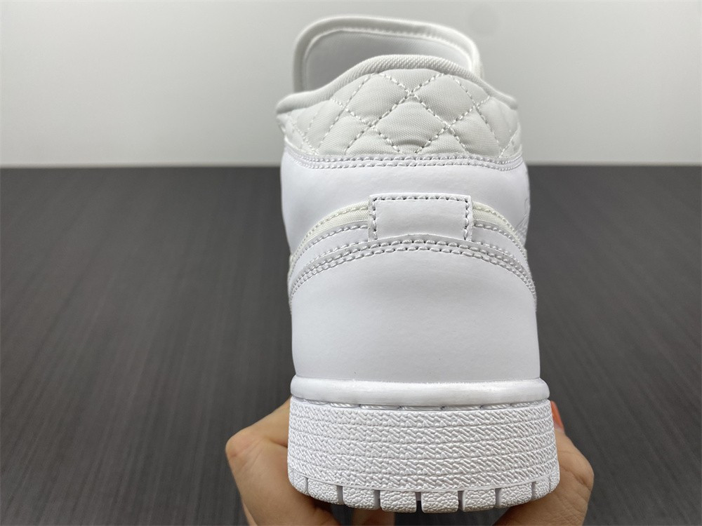 jordan 1 mid quilted white (w) - db6078-100