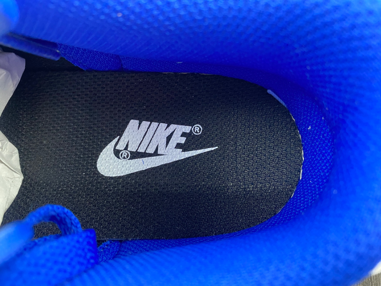 nike dunk low white black royal - fd9064-110