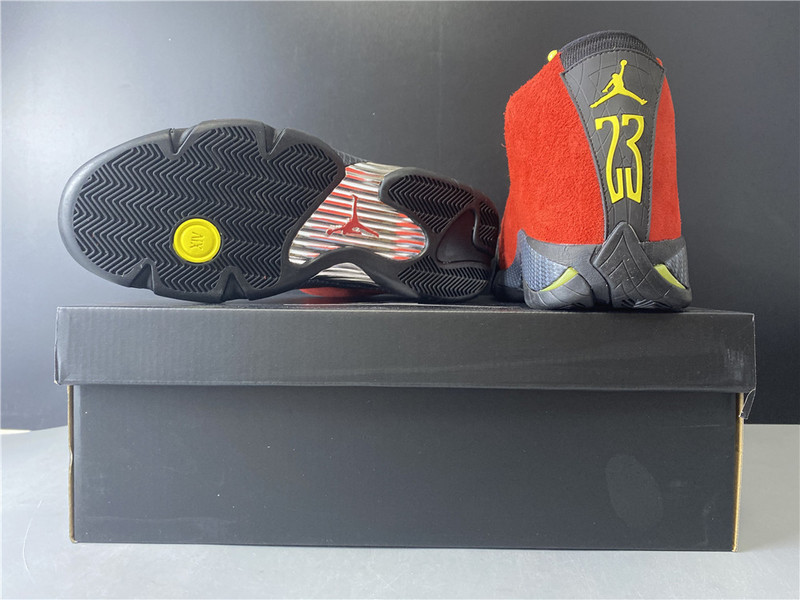 air jordan 14 “ferrari” 654459-670