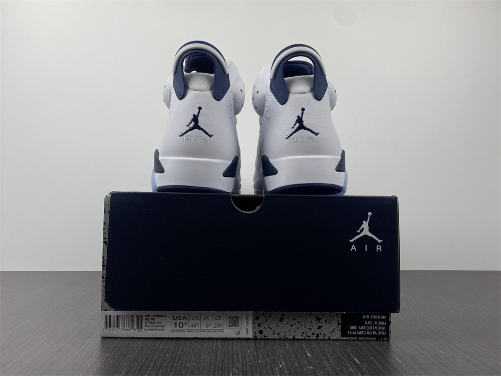 air jordan 6 retro midnight navy (2022) - ct8529-141