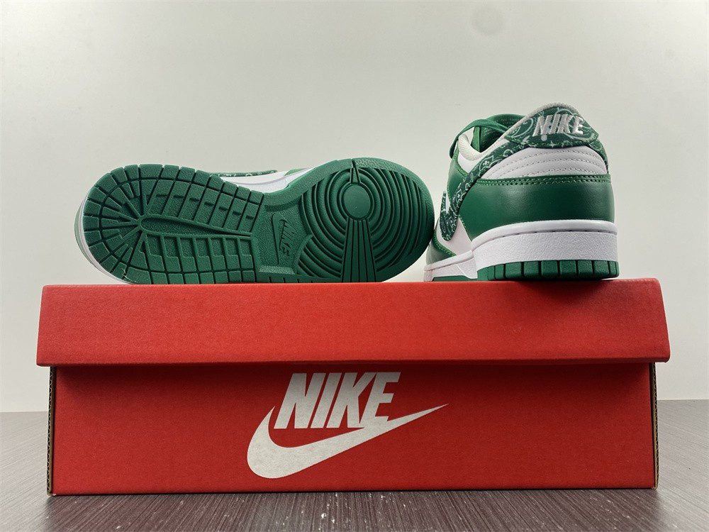 nike dunk low essential paisley pack green (w) dh4401-102