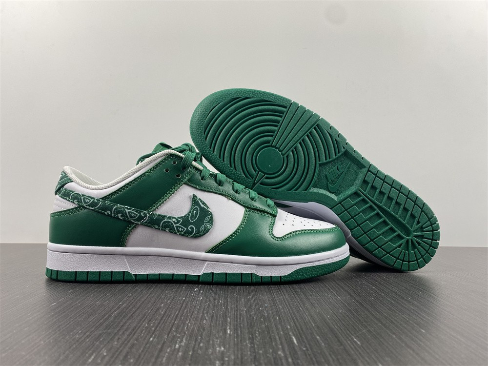 nike dunk low essential paisley pack green (w) dh4401-102
