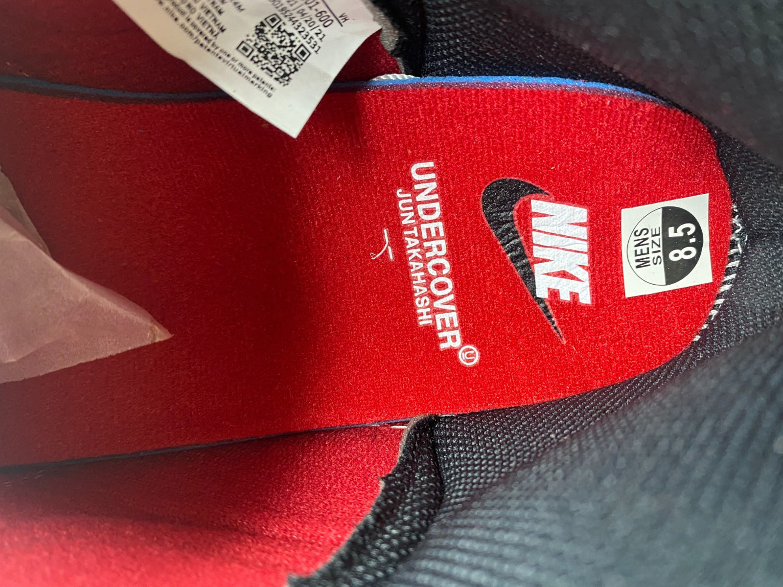 nike dunk high 1985 undercover uba - dd9401-600