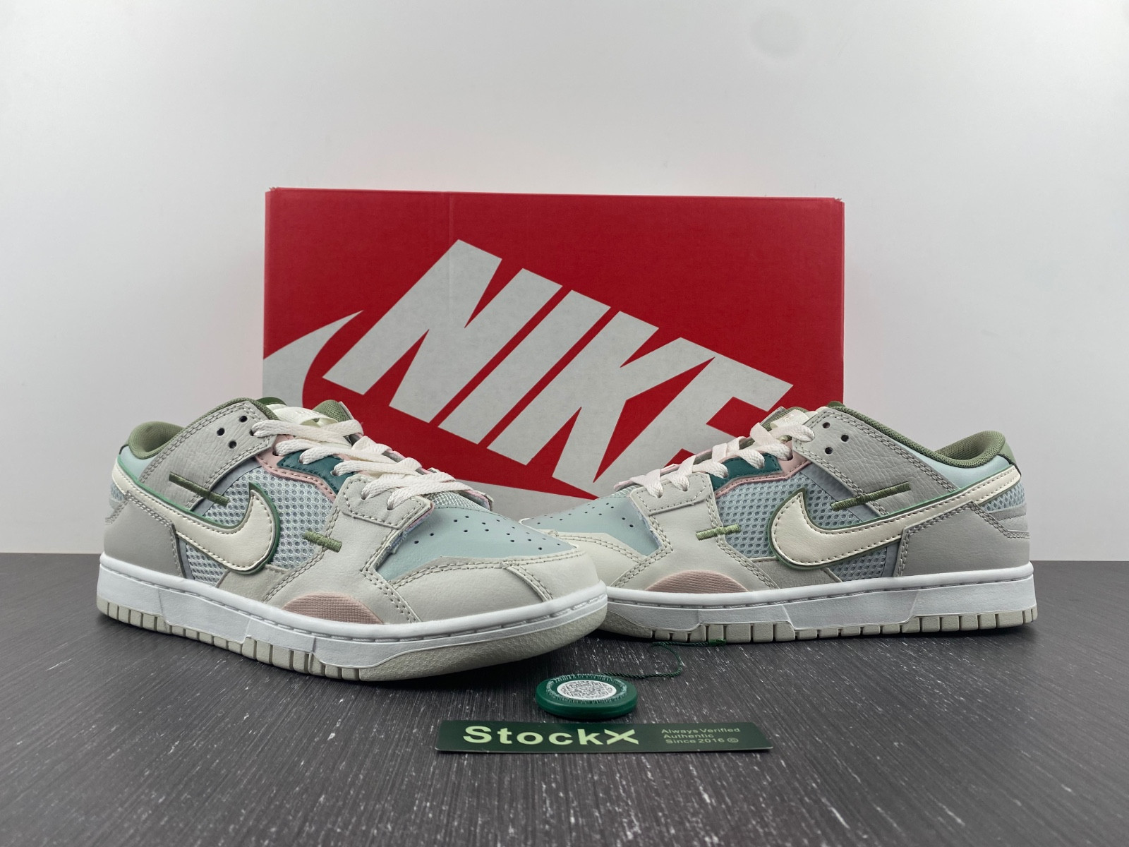nike dunk scrap grey haze phanT0m - dm0802-001