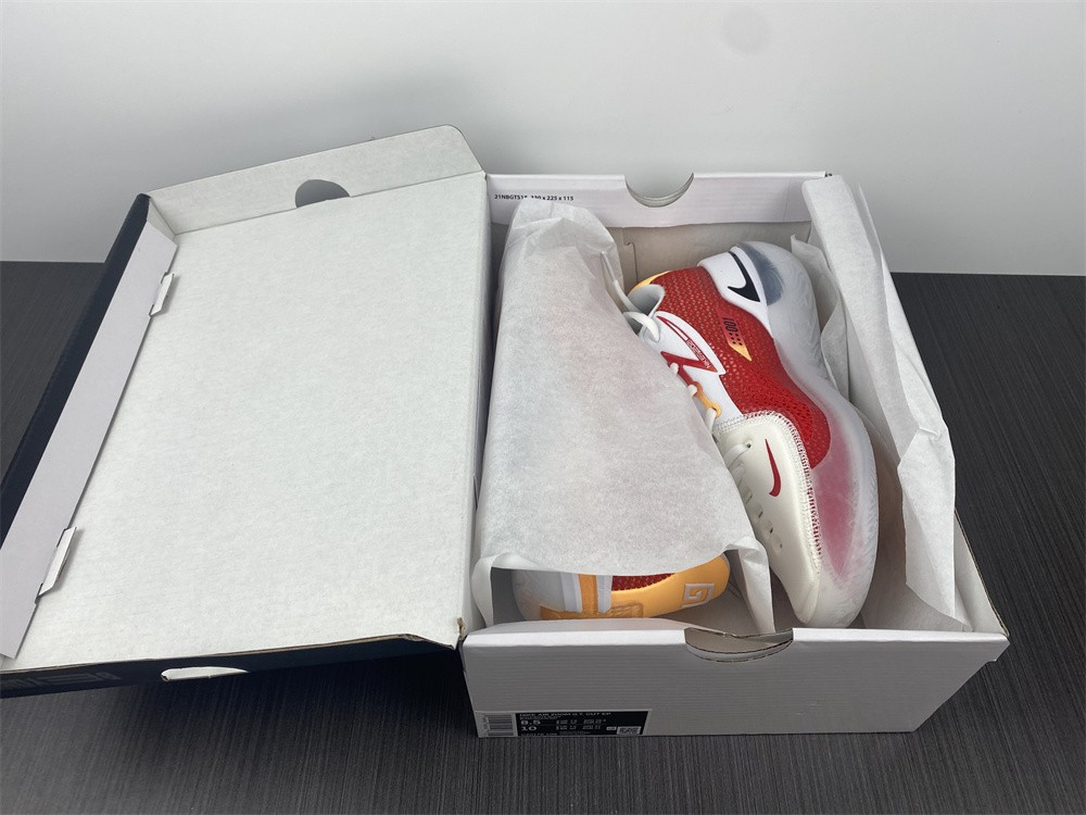 nike air zoom gt cut university red white yellow cz0176-100