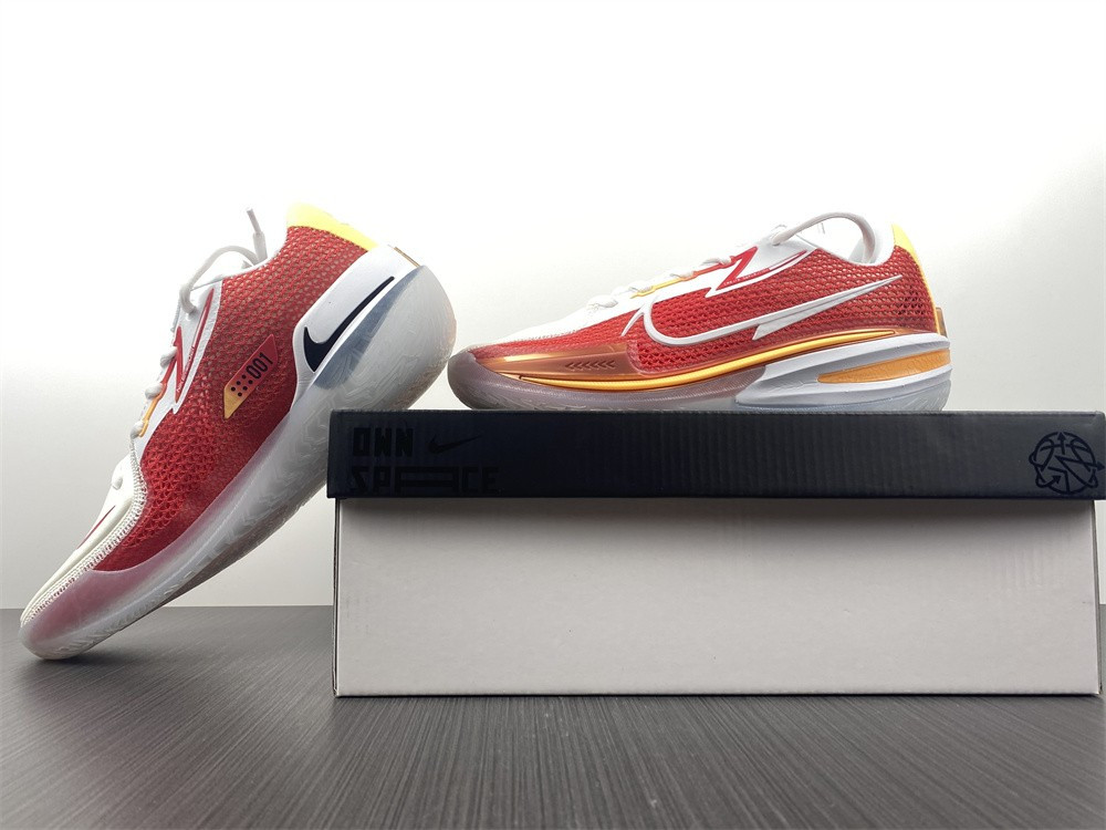 nike air zoom gt cut university red white yellow cz0176-100
