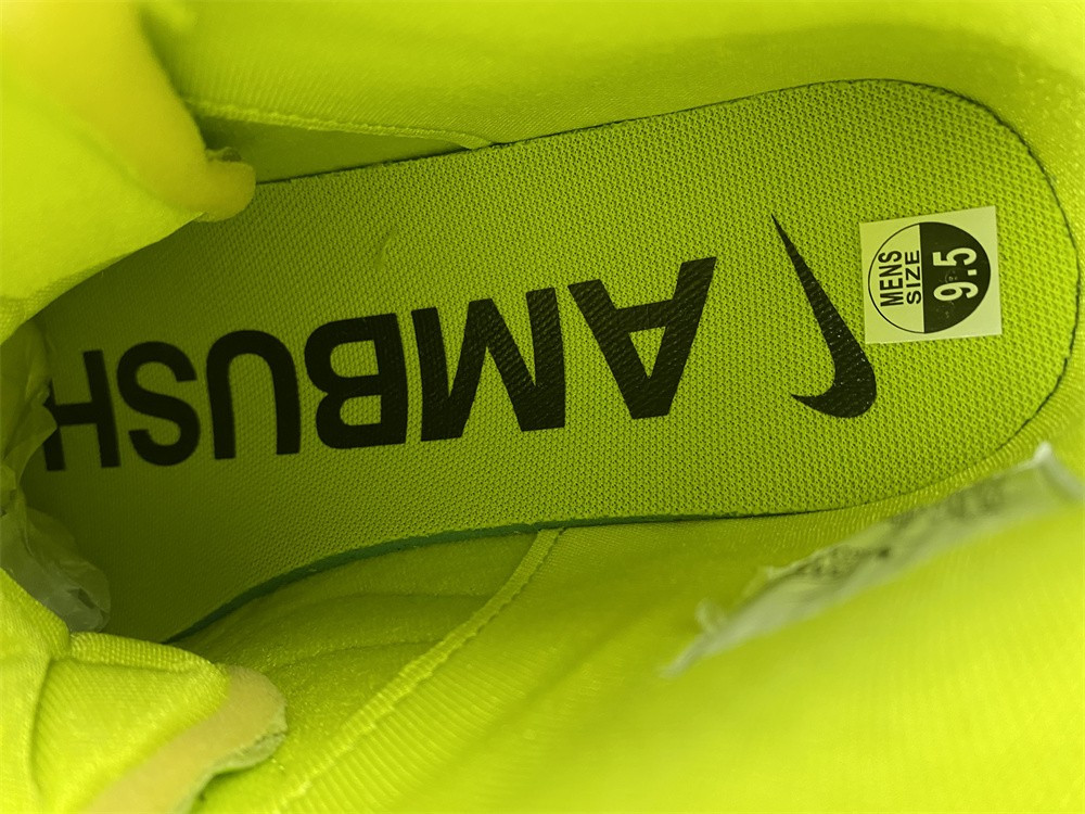 nike dunk high ambush flash lime - cu7544-300