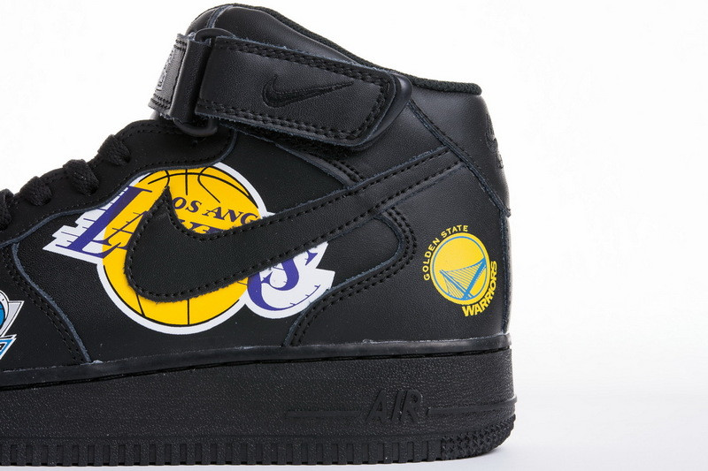 nike air force 1 mid nba black aq8017-001