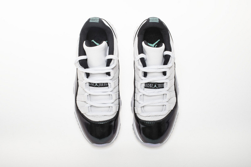 air jordan 11 low "emerald" 528895-145