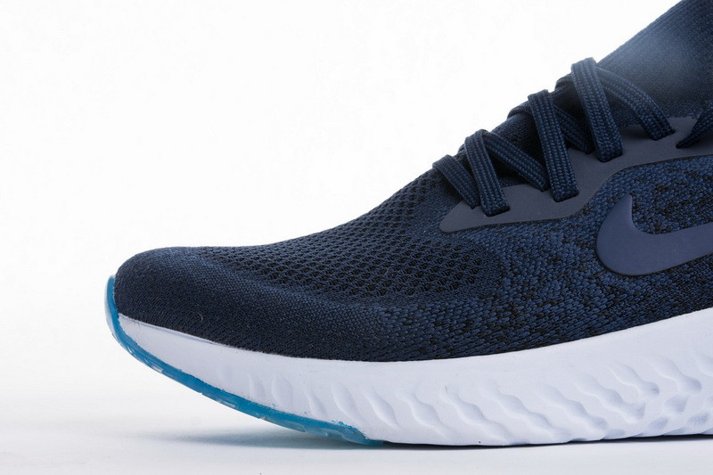 nike epic react flyknit college navy aq0067-400