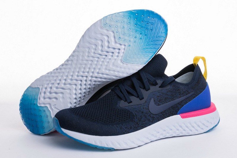 nike epic react flyknit college navy aq0067-400