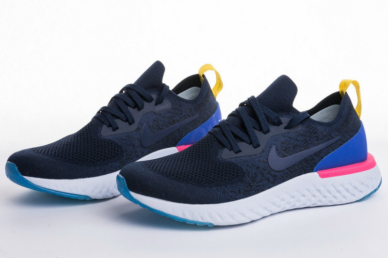 nike epic react flyknit college navy aq0067-400