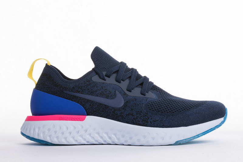 nike epic react flyknit college navy aq0067-400