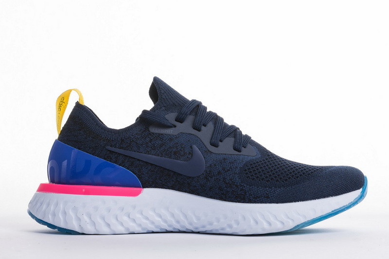 nike epic react flyknit college navy aq0067-400