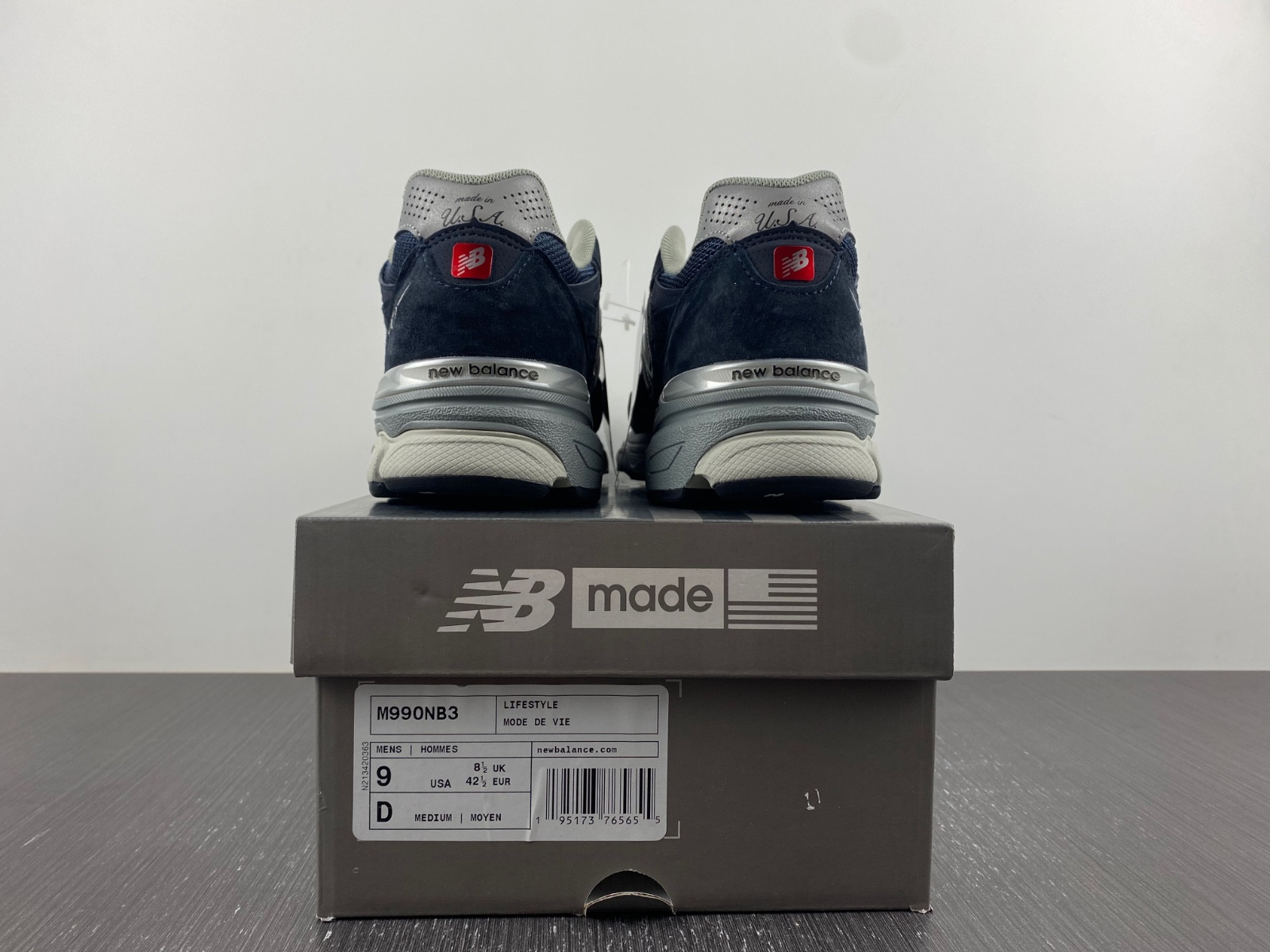 new Ba1an*e 990v3 m1vsa navy denim - m990nb3