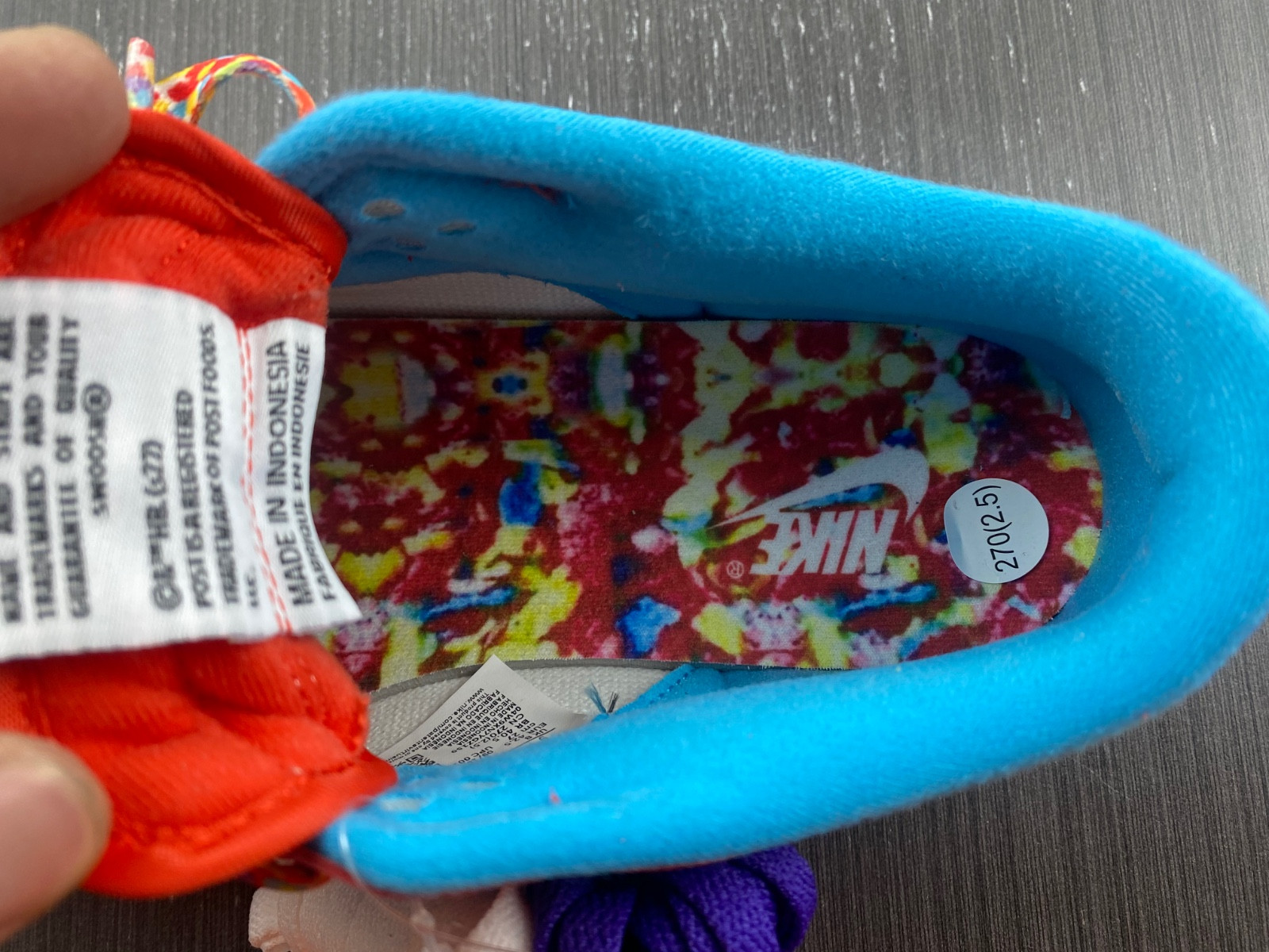 nike dunk low qs lebron james fruity pebbles dh8009-600