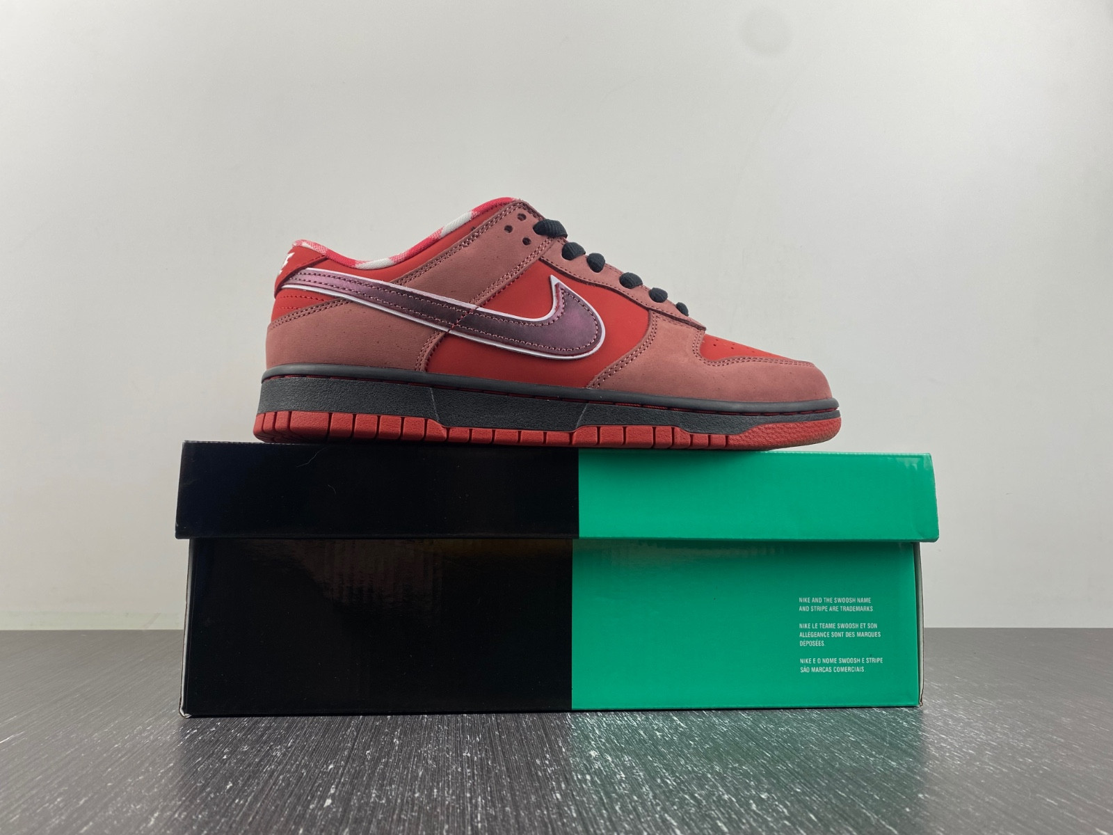 nike sb dunk low concepts red lobster 313170-661