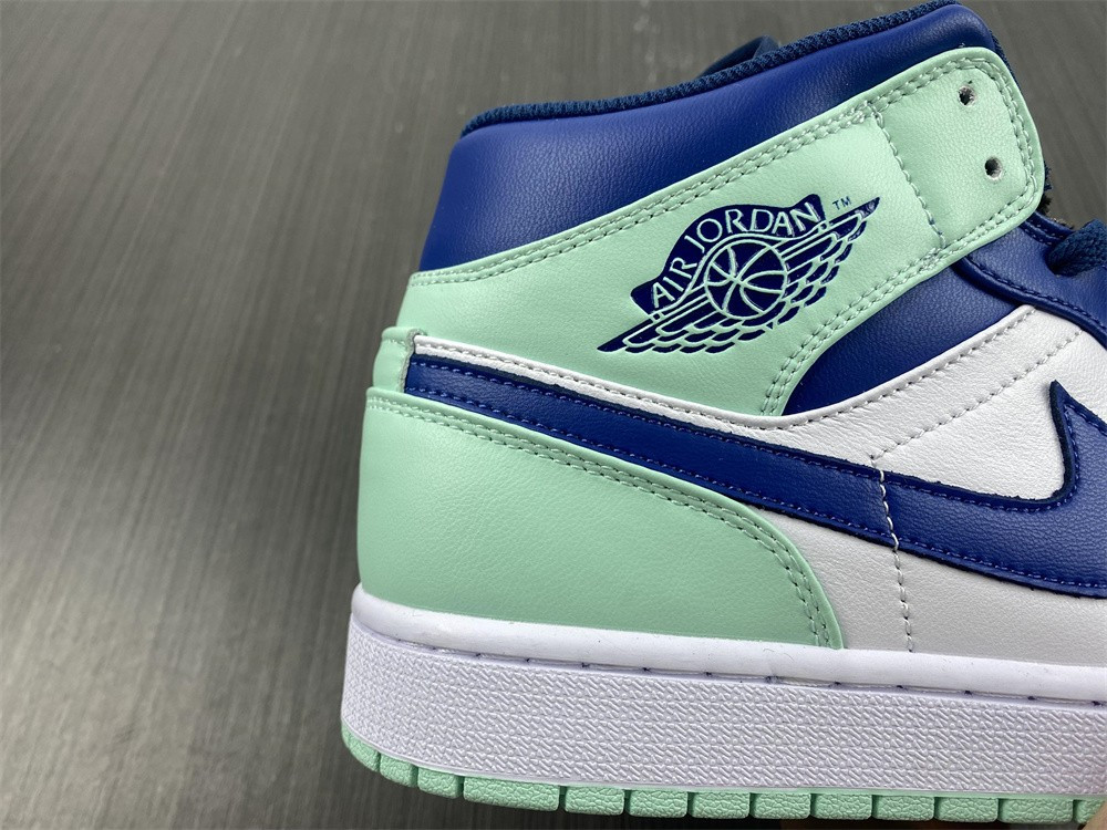 jordan 1 mid mystic navy mint foam - 554724-413