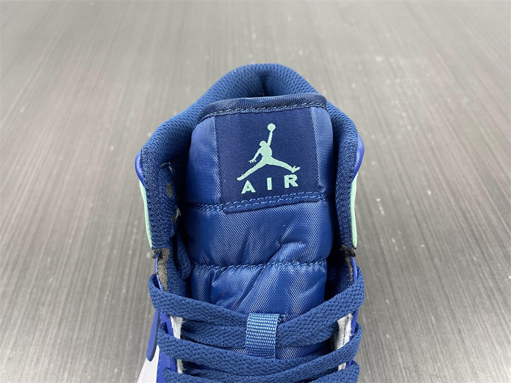jordan 1 mid mystic navy mint foam - 554724-413