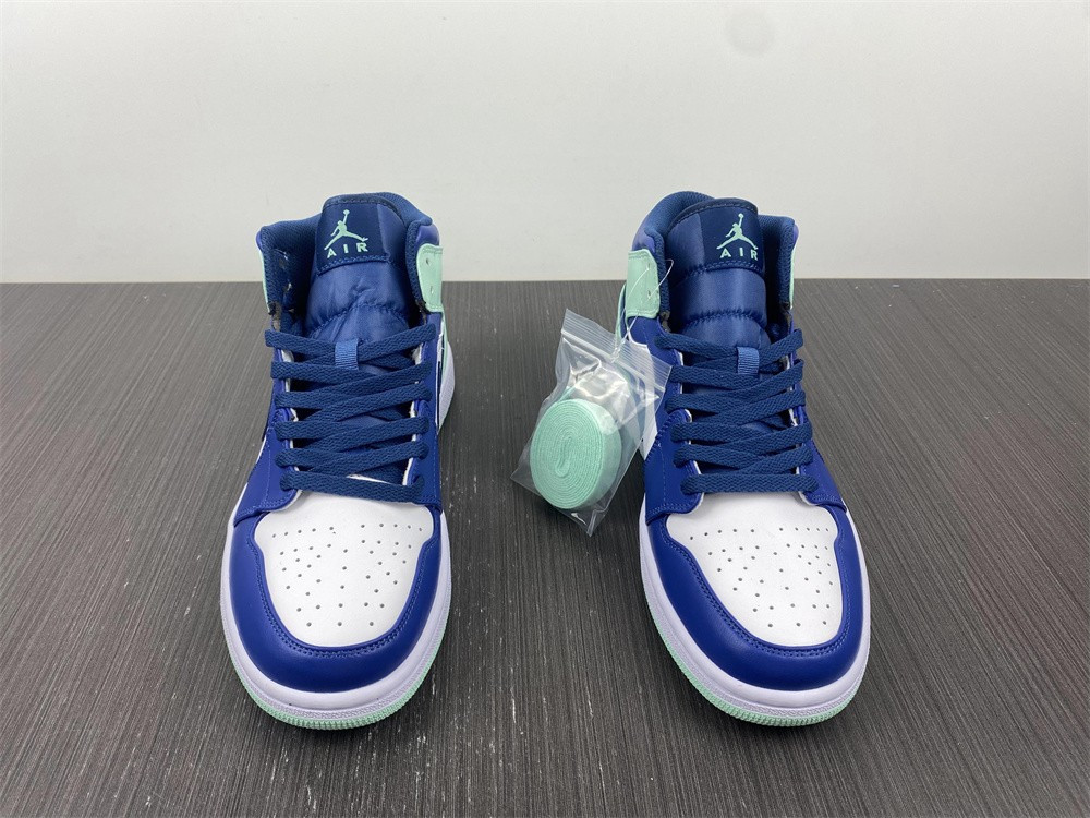 jordan 1 mid mystic navy mint foam - 554724-413
